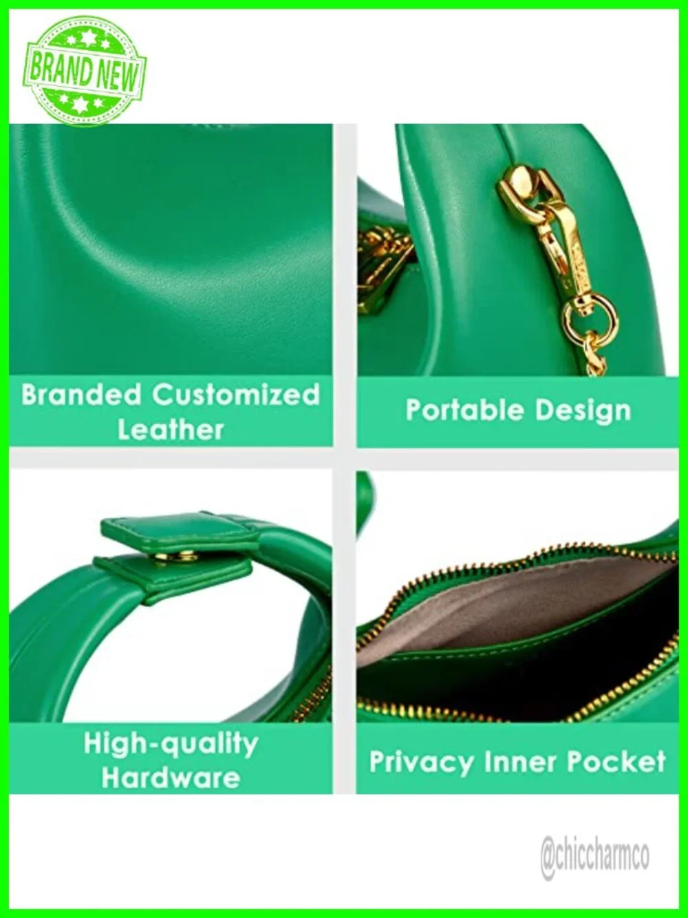 Soft Vegan Leather Shoulder Hobo Crossbody Bag, Mini Top Handle Purse